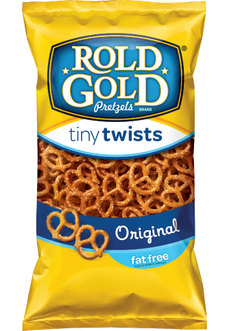 18 Fat-free Rold Gold Tiny Twists – 110 Calories